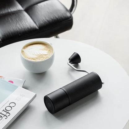 TIMEMORE Chestnut ESP Manual Coffee Grinder with Patented Stainless Steel Conical Burr - Precise Adjustable Setting, Hand Coffee Been Grinder for Espresso Moka French Press Pour Over - Black