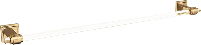 Amerock | Clear/Champagne Bronze | Glacio | 5 Piece | Bathroom Accessories Set