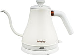 Load image into Gallery viewer, Mecity Electric Kettle Stainless Steel Gooseneck Water Kettle Water Boiler for Pour Over Coffee Fast Heating, Auto Shut Off, 27 fl oz, 1000W, Milk White