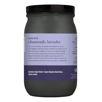 Paromi Chamomile Lavender Rooibos Organic Tea, Signature Jar, 15 Count (Pack of 3)