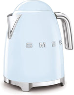 Load image into Gallery viewer, SMEG 50's Retro Style Electric Water Kettle with Automatic Shutoff, Removable Base, and Water Indicator, KLF03PBUS, Pastel Blue