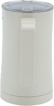 Milk Frother, 4 in 1 Electric Milk Steamer,11.84oz/350ml Automatic Warm and Cold Foam frother for Coffee, Latte, Macchiato, Cappuccino, Hot Chocolate,From the Makers of Mophom 400W,Off White