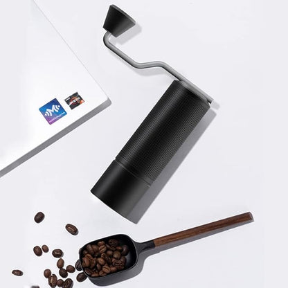 TIMEMORE Chestnut ESP Manual Coffee Grinder with Patented Stainless Steel Conical Burr - Precise Adjustable Setting, Hand Coffee Been Grinder for Espresso Moka French Press Pour Over - Black