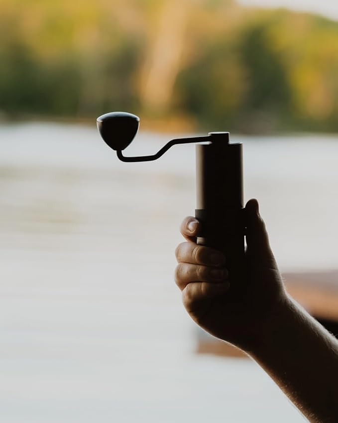 Normcore Manual Coffee Grinder V2 - Hand Coffee Grinder with Stainless Steel 38mm Contemporary Conical Burr - Adjustable Settings - For Espresso, Pour over, French Press