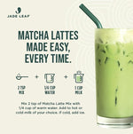 Load image into Gallery viewer, Jade Leaf Matcha Organic Cafe Style Sweetened Matcha Latte Green Tea Powder, Premium Barista Crafted Mix - Authentically Japanese, 100 Servings (2.2 Pound Bulk Tub)