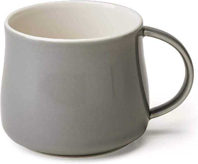 For Life 621Ikw Mug Tea Cup 8.1 fl oz (237 ml) Danjou Tea Cup Ink Wash Gray