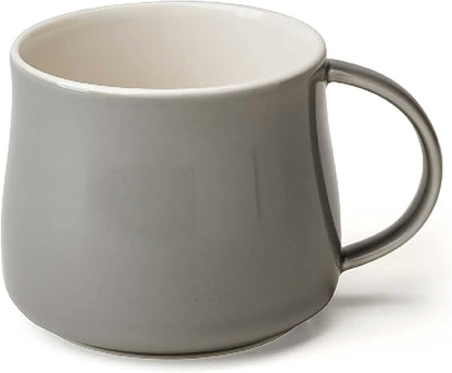 For Life 621Ikw Mug Tea Cup 8.1 fl oz (237 ml) Danjou Tea Cup Ink Wash Gray