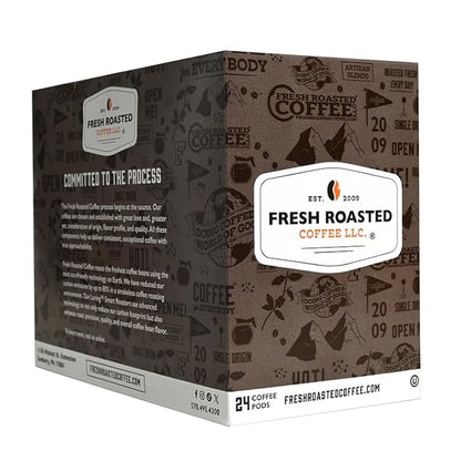 Fresh Roasted Coffee, Decaf Vanilla, Flavored Coffee Pods, K-Cup Compatible, 96 Count