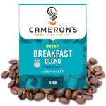 Load image into Gallery viewer, Cameron's Coffee Roasted Whole Bean Coffee, Decaf Breakfast Blend, 4 Pound