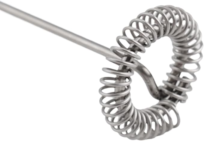 Portable USB Electric Milk Frother, Stainless steel Rechargeable Foam Maker For Coffee for Egg Whisk Mixer Handheld Kitchen Tool