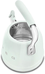 Load image into Gallery viewer, SMEG Retro Stovetop Whistling Kettle – 2.4Q (Pastel Green)