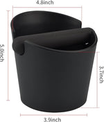 Load image into Gallery viewer, HOMEE Coffee Knock Box 4.8 Inch Shock-Absorbent Durable Barista Style Knock Box With Removable Knock Bar and Non-Slip Base Gift (Round)