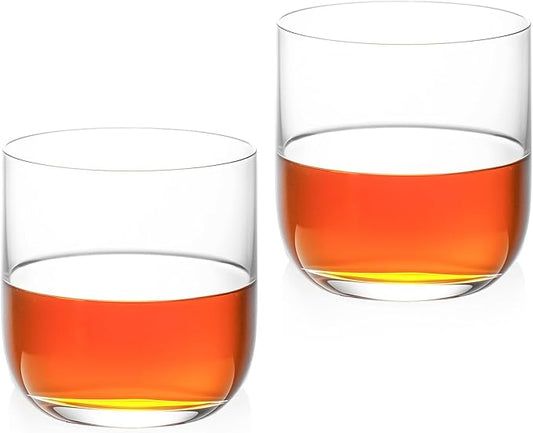 KAMMAK Shot Glasses Set of 2, 330ml/11.1oz Clear Espresso Shot Glass with Heavy Base for Bar Restaurants Home, Small Whiskey Shot Glass for Vodka, Whiskey, Tequila, Spirits & Liquors