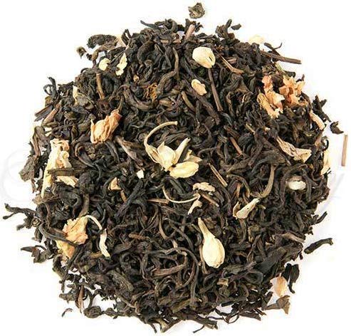 Denise's Fine Tea, USDA Organic, Jasmine with Flower, Green Tea, 50 tea bags (100g)