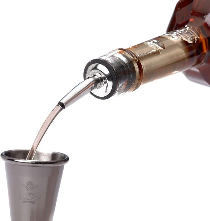 Barfly Cocktail Liquor Pourer, Set of 12, Stainless