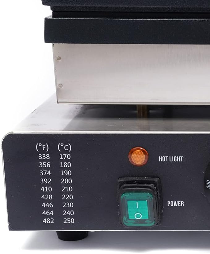 Square-Shaped Waffle Pancake Maker,Non-stick Pancake Baker Machin,110v Rotated Muffin Maker Machine,Electric Muffin Maker Stainless Steel for Home Kitchen,control 50-300℃,2000w