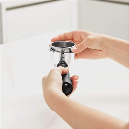 EspressoWorks All-In-One Espresso Machine 7-Piece Set - Latte Maker Includes Grinder, Frothing Pitcher, Cups, Spoon and Tamper - Coffee Gifts (Blue)