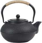 Load image into Gallery viewer, Big Cast Iron Teapot, Japanese Tetsubin Tea Kettle for Stovetop Safe, Cast Iron Teapot with Tea Strainer for Loose Tea and a Fully Enameled Interior (1500ml/50.7oz)