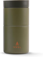 Load image into Gallery viewer, Nest Pour Over Coffee Set, Transportable and Compact Pour Over Set with 10 oz Double Walled Mug, Deep Moss