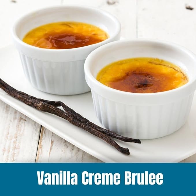 Door County Coffee Vanilla Creme Brulee Flavored Whole Bean - 10 oz Bag - Medium Roast - 100% Specialty Arabica - Flavored Gourmet - Vanilla Creme Brulee