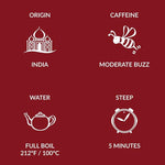 Load image into Gallery viewer, Two Leaves and a Bud Organic Assam Black Tea Bags, Whole Leaf Caffeinated Black Tea in Compostable Sachets, Delicious Plain or with Milk, 15 Count (Pack of 6)