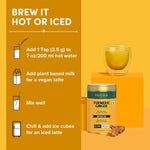 Load image into Gallery viewer, VAHDAM, Golden Milk Powder/Turmeric Ginger Latte Mix (100g, 40 Cups) Caffeine-Free | Powerful Curcumin, Turmeric Powder &amp; Ginger | Brew Hot/Iced Tea