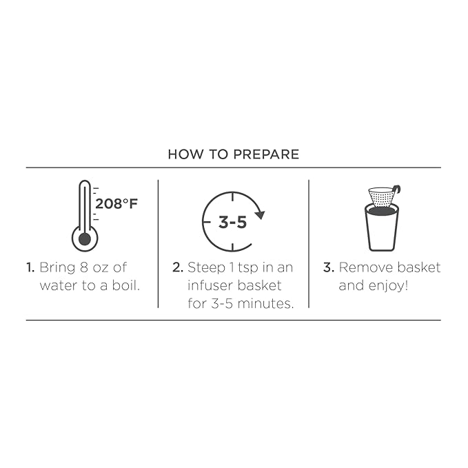 Tea Forte Earl Grey Premium Loose Leaf Caffeinated Black Tea Blend Canister, Makes 35-50 Cups