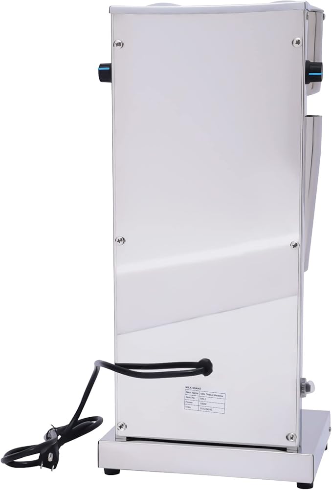 Milk Shaker Machine, Commercial Stainless Steel Milk Shaking Machine Double Head Drink Mixer 110V 16000RMP High Speed Electric Silent Milk Shake Machine with Two 800ml Cups(Double Head 16000rpm)