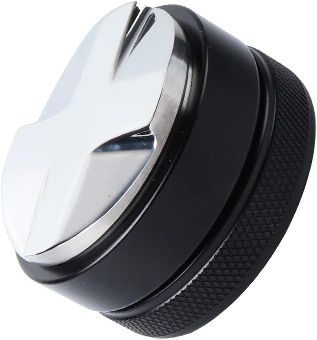 51mm Adjustable Espresso Coffee Distributor,Espresso Distribution Tool with 4 Angled Slopes Fits 51mm Bottomless Portafilter