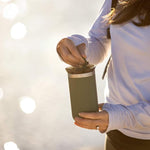 Load image into Gallery viewer, WACACO Octaroma Lungo Vacuum Insulated Coffee Mug, Double-wall Stainless Steel Travel Tumbler With Drinking Lid, 10 fl oz(300ml)， Pomona Green