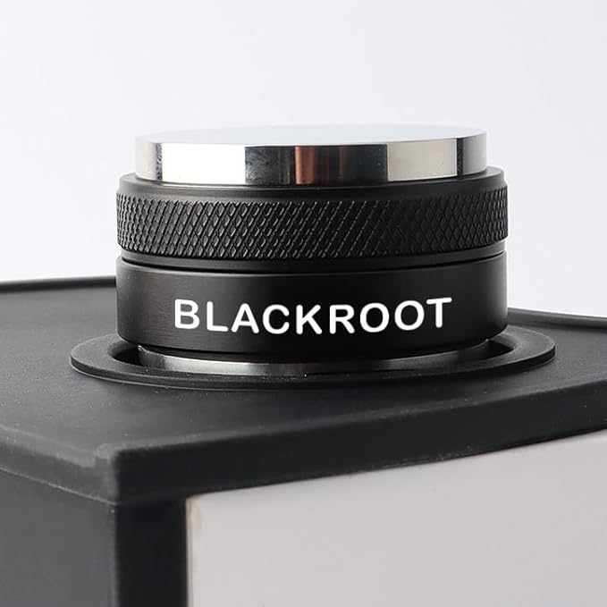 BLACKROOT 53mm Precision Coffee Distributor and Tamper,Dual Head Leveler Tool with Adjustable Depth for Consistent Espresso Puck Prep, Fits 53-54mm Portafilters