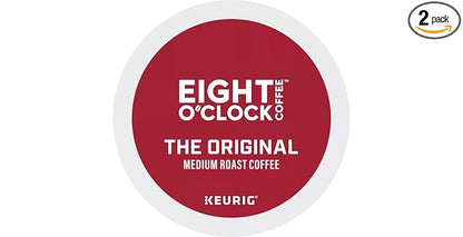 Eight O'Clock Original Blend Single Serve K-Cups for Keurig Brewers, 24 Count (Pack of 2)