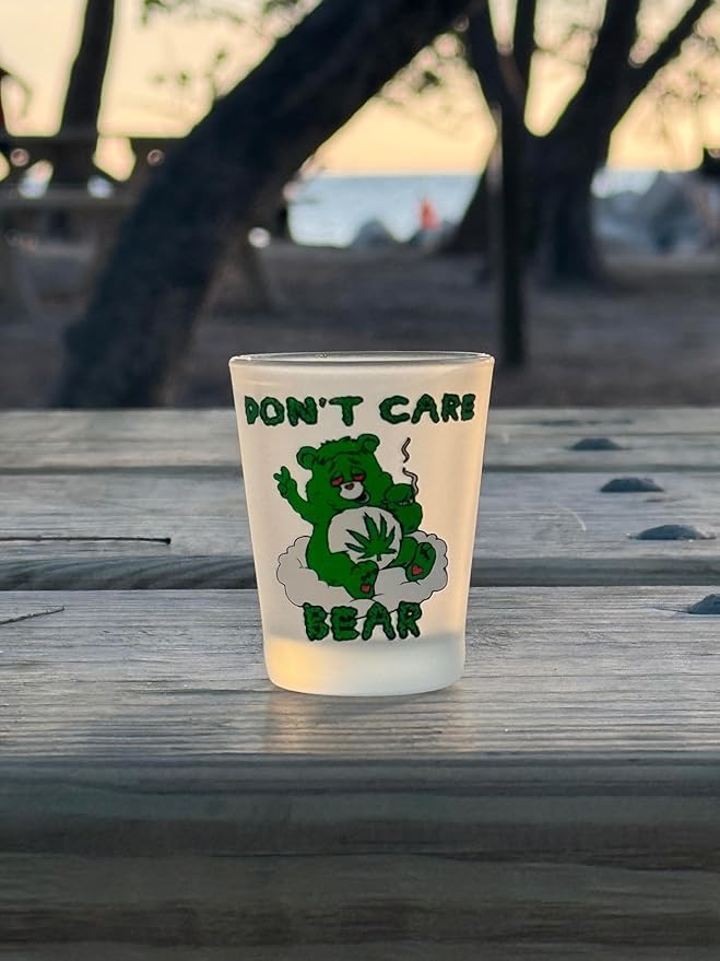 Don't Care Bear - Funny Shot Glasses (Set of 6)