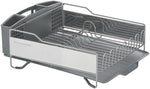 Load image into Gallery viewer, KitchenAid Large Capacity Full Size Rust Resistant Dish Rack with Angled Drain Board and Removable Flatware Caddy, Light Grey
