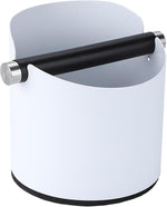 Load image into Gallery viewer, Italian Espresso Tapping Box, Stainless Steel Coffee Grinding Tapping Box, With Detachable Tapping Rod And Anti Slip Rubber Base (White)