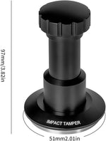 Load image into Gallery viewer, Irishom Coffee Hand Tamper 25-35lb Adjustable Pressure 4 Spring System Detachable Espresso Tamper 304 Stainless Steel