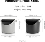 Load image into Gallery viewer, Espresso Knock Box, Large Capacity &amp; Non-Slip Base Coffee Knock Box, Barista Tools, Espresso Machine Accessories (Black-Small)