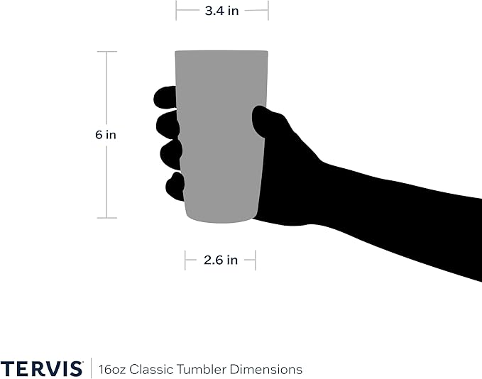 Tervis Harry Potter The Marauder's Map Made in USA Double Walled Insulated Tumbler Travel Cup Keeps Drinks Cold & Hot, 16oz, Classic