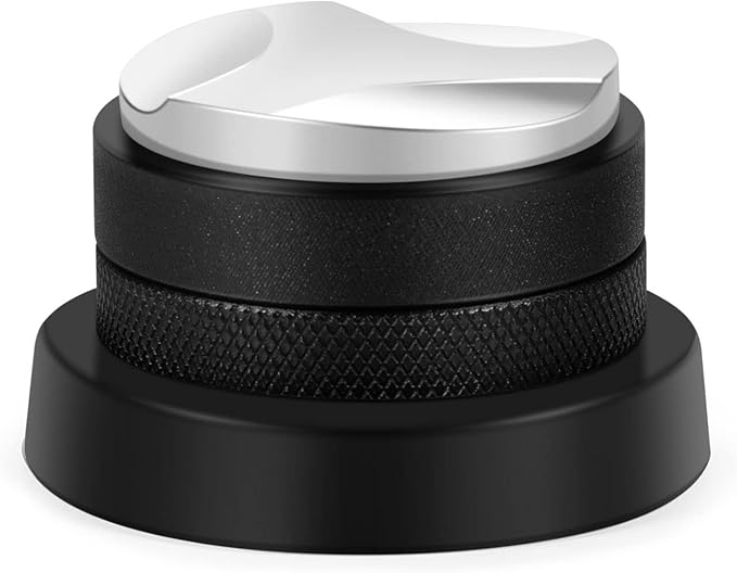 Flexzion Espresso Distribution Tool 58mm Coffee Leveler, Adjustable Depth and Universally Compatible Espresso Leveler for 58mm Portafilters and Espresso Machines