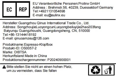 Espresso Knock Box, Stainless Steel Coffee Grounds Knock Box, With Removable Knock Bar and Non-Slip Rubber Base (Silver)