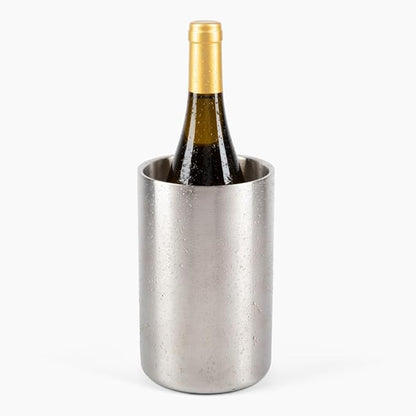 Stainless Steel Wine Chiller a Double-Insulated Iceless Bottle Cooler for Wine & Champagne, Keeps Bottles Cold up to 6 Hours, Portable, Fits Most Bottle Sizes, Wine Accessory Gift