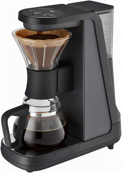 Tiger Hybrid Automatic Coffee Maker - Pour Over Coffee Maker & Immersion Brewing Coffee Machine, Innovative Design for Outstanding Brew, Black