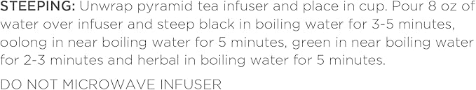 Tea Forte Frank Lloyd Wright Presentation Box Tea Gift Set Sampler, 20 Count 2 of Each Variety Individually Wrapped Handcrafted Pyramid Infuser Bags