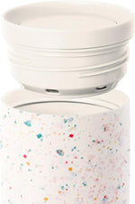 Load image into Gallery viewer, Simple Modern Travel Coffee Mug Tumbler with 360° Lid | Ceramic-Lined Insulated Stainless Steel Cold Brew Iced Coffee Cup | Gifts for Women Men Her Him | Voyager Signature | 12oz | Cream Terrazzo