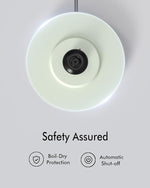 Load image into Gallery viewer, Electric Tea Kettle for Boiling Water, Wide Open Lid Stainless Steel Water Boiler, 1500W/1.7L for Coffee/Tea Brewing, Auto Shut Off &amp; Boil Dry Protection, Cordless Swivel Base &amp; LED Indicator, Green