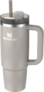 Load image into Gallery viewer, STANLEY Quencher H2.0 Tumbler with Handle and Straw 30 oz | Flowstate 3-Position Lid | Cup Holder Compatible for Travel | Insulated Stainless Steel Cup | BPA-Free | Fluted Ash Gloss