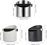 Load image into Gallery viewer, Espresso Knock Box, Large Capacity &amp; Non-Slip Base Coffee Knock Box, Barista Tools, Espresso Machine Accessories (Silver)