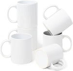 Load image into Gallery viewer, 11oz White Ceramic Sublimation Coffee Mug Blank White, Case of 108