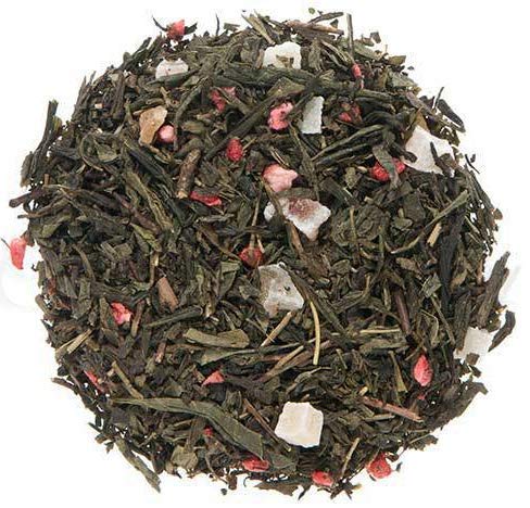 Denise's Fine Tea, USDA Organic, Long Island Strawberry, Flavored Green Tea, Loose Leaf (100g)