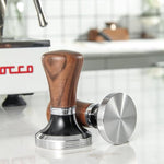 Load image into Gallery viewer, MOJAE 58mm Espresso Tamper with 304 Stainless Steel Flat, Coffee Tamper for 58mm Portafilters (Walnut)